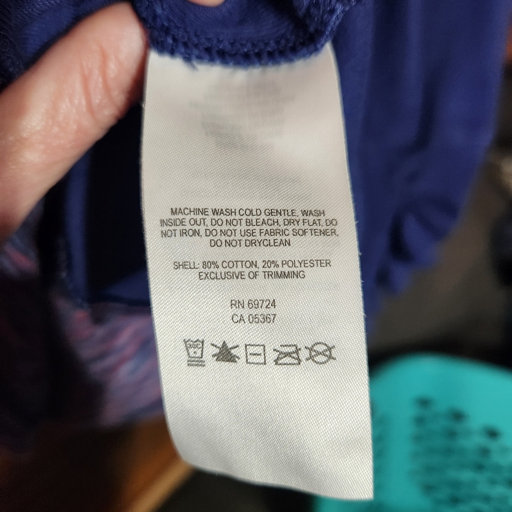 ⭐️COLUMBIA Purple Space Dye 1/4 Zip Pullover Jacket Ruched Cuff XL Athleisure - Picture 6 of 6